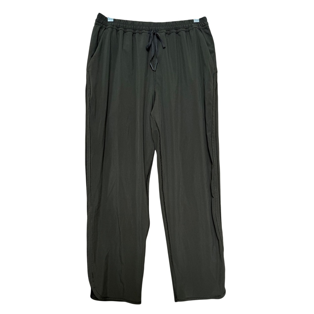 Lululemon Keep It Classic Crop 23" Dark Olive Green Pant Size 6 Pull On Casual